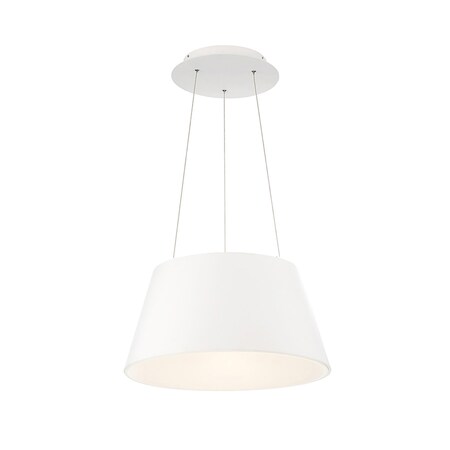 Dweled Vida 18in LED Pendant 3000K in White PD-727